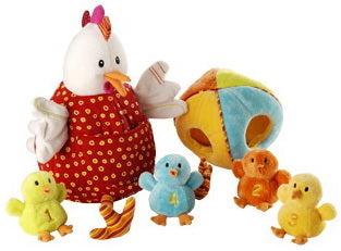 Ophélie et ses poussins