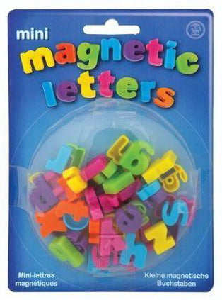 Mini lettres magnétiques
