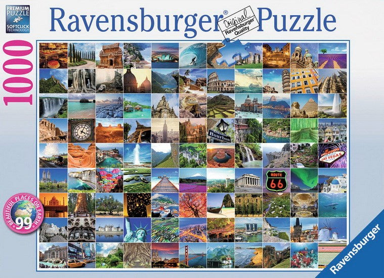 99 belles places sur la Terre 1000 mcx