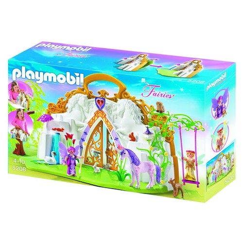 Playmobil - 5208 - Figurine - Parc Enchanté des Fées Et Licorne  Transportable