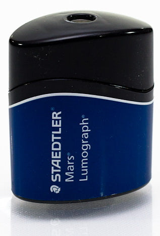 Taille-crayon Lumographe bleu