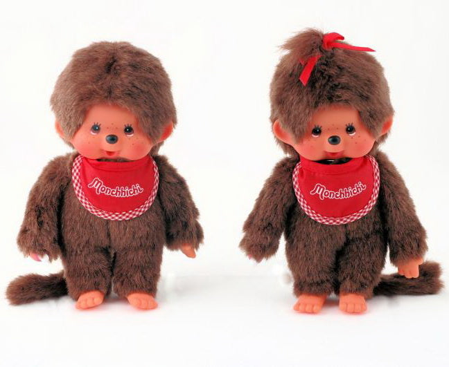 Monchhichi garçon ou fille 20cm 4AS
