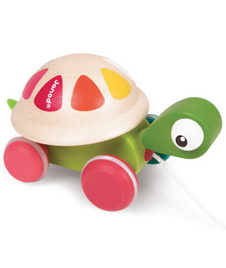 Tortue à promener en bois Zigolo