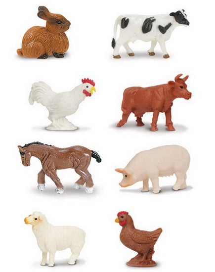 Mini figurines animaux de la ferme pqt 8 — Griffon
