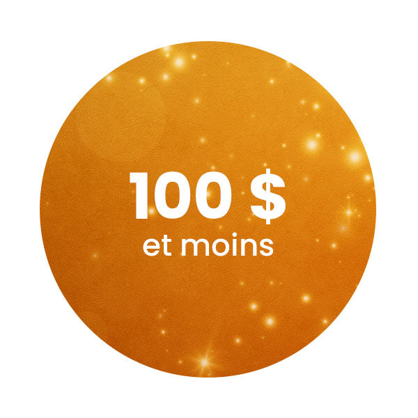 100 $ et moins