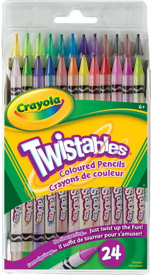 Crayons de couleur Twistables (24)