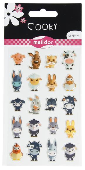 Autocollants Cooky : Animaux de la ferme