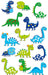 Autocollants dinosaures