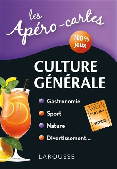 Apéro-cartes culture générale(Les) N. éd.