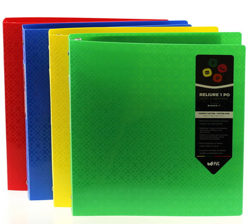 Reliure ann. 1po poly à motifs 4AS