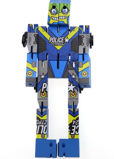Flexi cube robot voiture de police