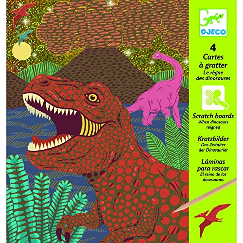 Cartes à gratter Le règne des dinosaures