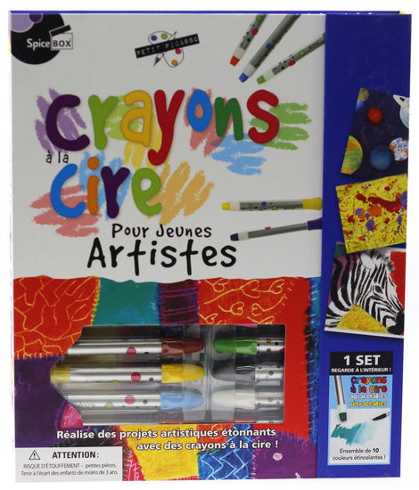 Crayons à la cire pour jeunes artistes