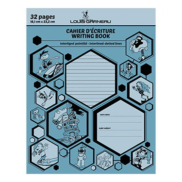 Cahier inter/point LG 32p bleu 