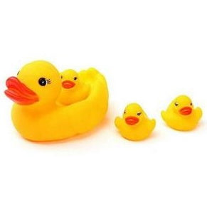 Jouet de bain Famille de canards/grenouilles 2AS