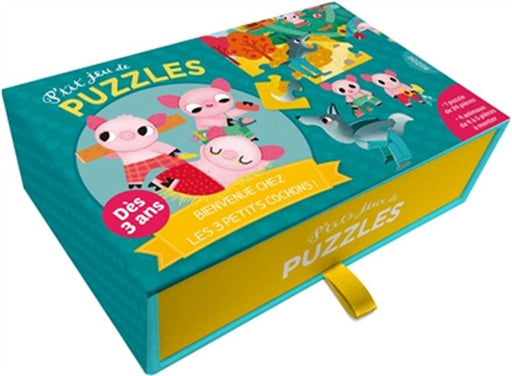 P'tit jeu de puzzles : bienvenue chez les 3 petits cochons Cof.