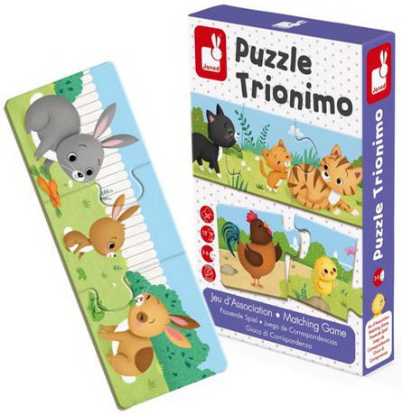 Jeu d'association  Puzzle Trionimo