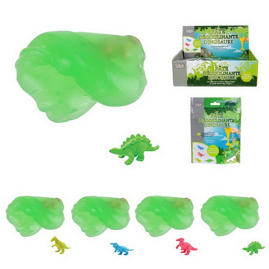 Pochette glu/slime jouet dinosaure