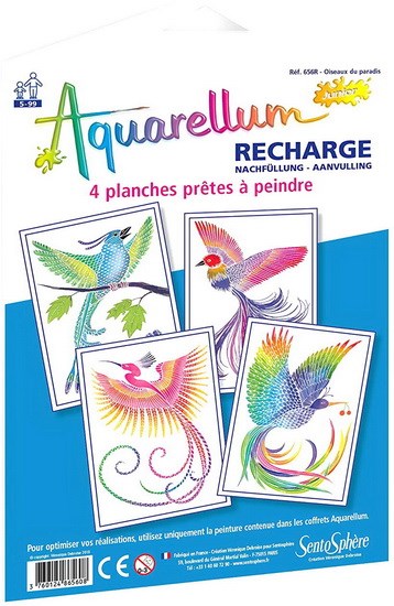 Recharge Aquarellum Junior Oiseau du paradis