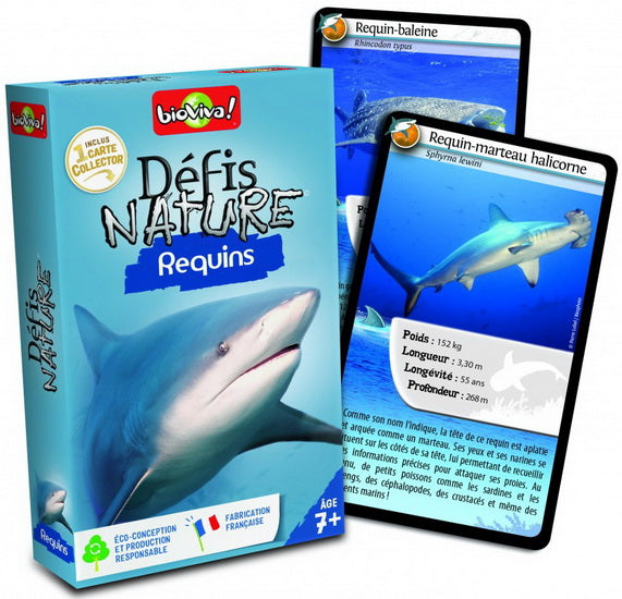 Cartes Défis Nature Requins