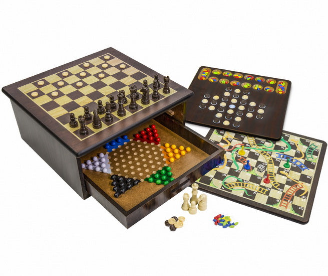 Coffret 10 jeux classiques de luxe