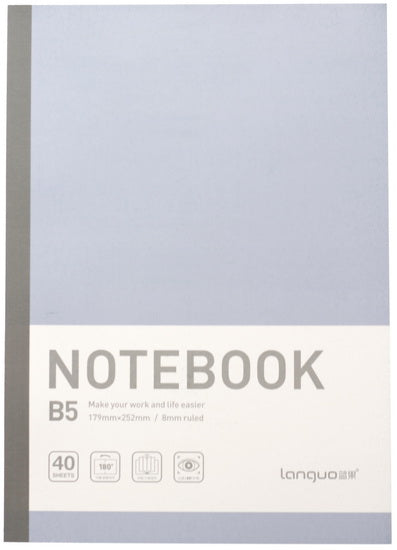Cahier de notes Pastel 80p B5 4AS