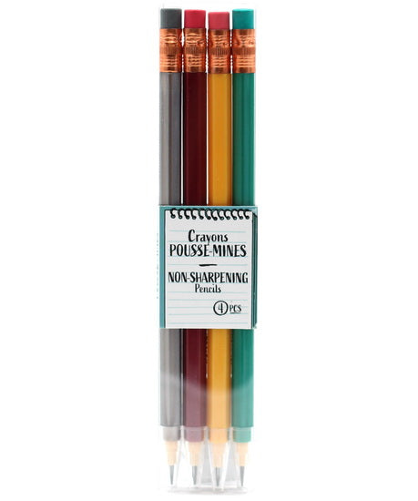Ens. 4 crayons pousse-mines