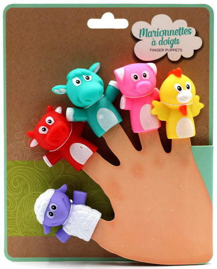 TITTA DJUR marionnettes à doigt, multicolore - CA TITTA DJUR marionnettes à doigt, multicolore - CA