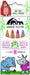 Ens. 8 crayons de cire et aquarelle large