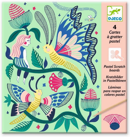 Cartes à gratter Jardin fabuleux