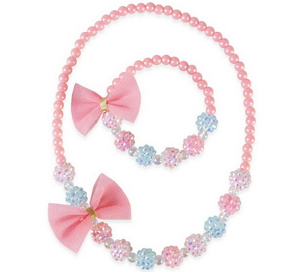 Ensemble collier et bracelet Think Pink