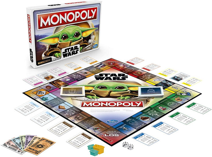 Monopoly l'Enfant bébé Yoda le Mandalorien