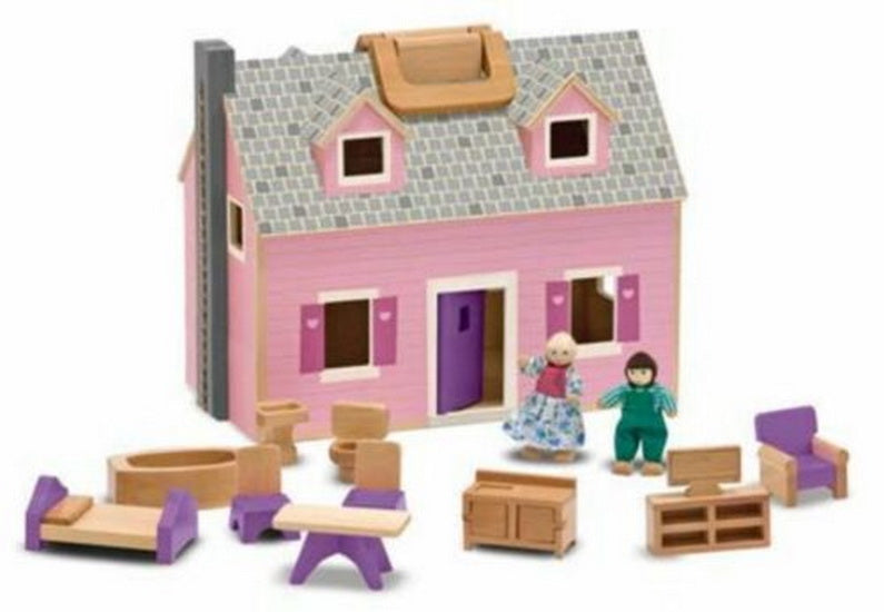 Mini maison de poupée meublée