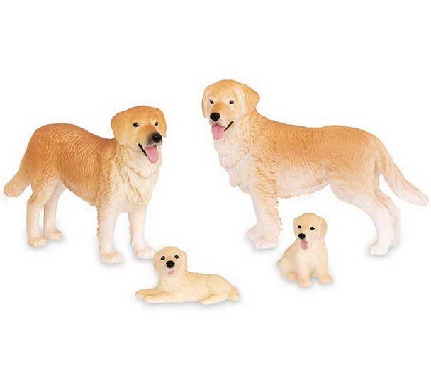 Figurines famille chien