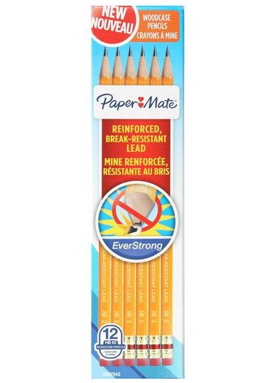Boite 12 crayons mines Everstrong HB