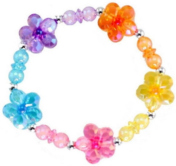 Bracelet Flower Rainbow Power