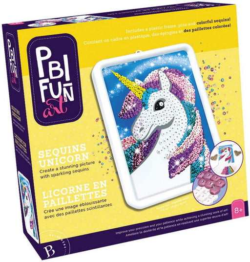 Licorne en paillettes