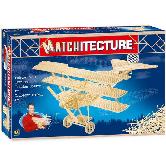 Matchitecture triplane Fokker Dr1 1050pcs