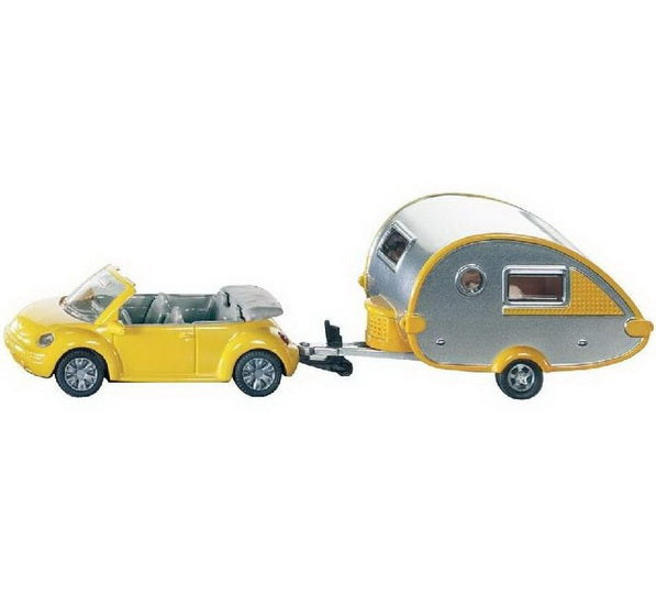 Voiture avec caravane