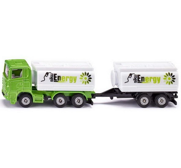 LKW camion avec camion-citerne et remorque