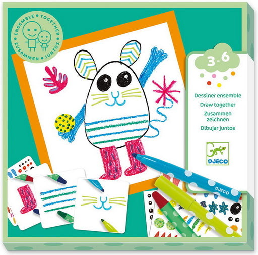 Dessiner ensemble Les animaux rigolos