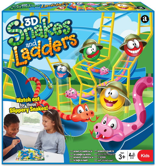 Jeu Serpents et échelles 3D