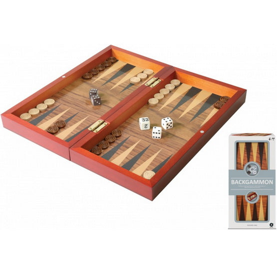 Backgammon pliant en bois