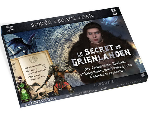 Secret de Grienländen : elfe, ensorceleur, barbare et magicienne, parviendrez-vous à sauver le royaume ? : soirée escape game(Le) Cof.