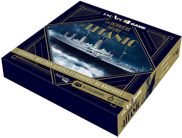 Dernière heure du Titanic : escape game : échappez aux eaux glacées et survivez au naufrage !(La) Cof.