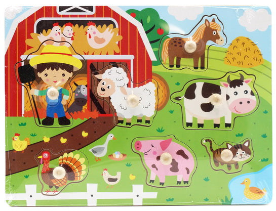 Casse-tête cheville facile à saisir Ferme 8 pcs