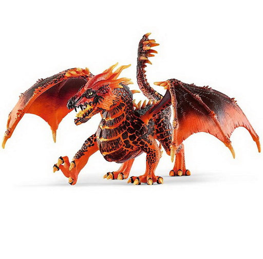 Figurine dragon de lave