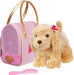 Pucci Bag or et rose avec chien Épagneul