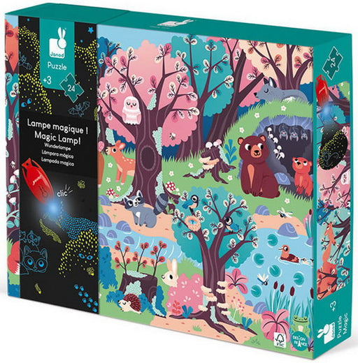 Casse-tête magique la forêt + mini lampe
