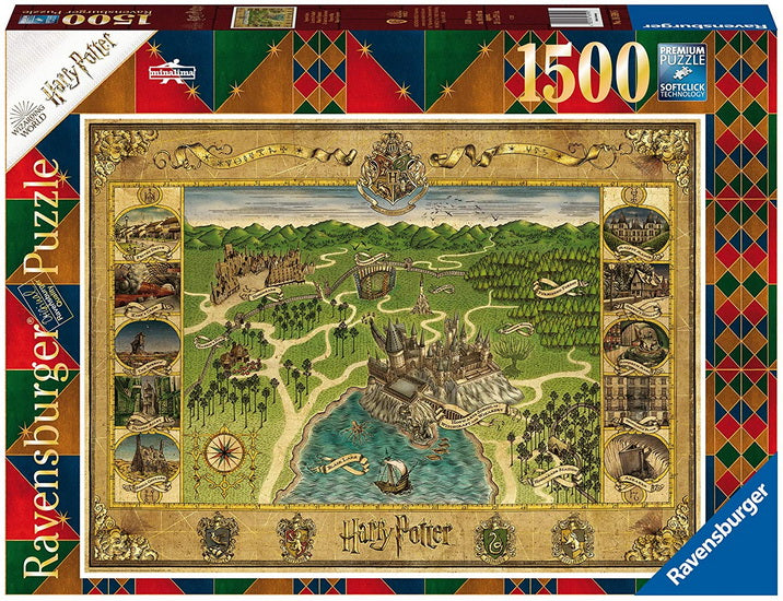 La carte de Hogwarts 1500 mcx